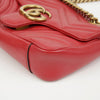 Gucci GG Marmont Matelassé Mini Shoulder Bag Red 158676005 [P]