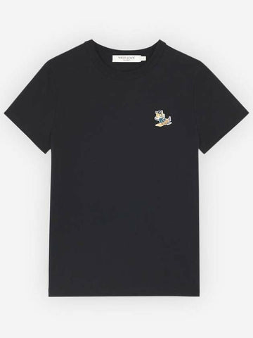 MAISON KITSUNE Klassisches T-Shirt mit Fox-Patch KW00107KJ0008 P199 133042661 [P]