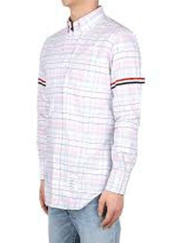 THOM BROWNE チェックオックスフォードシャツ MWL150A F0182 680 133045484 [P]