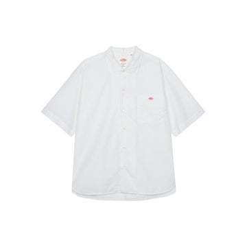 Danton Men's Cotton Poplin Work Shirt White DT-B0049-WH 155887335 [P]