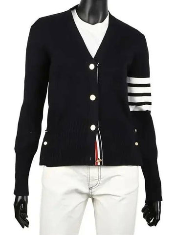 Thom Browne 4-Bar Stripe Milano Stitch Cardigan 133071888 [P]