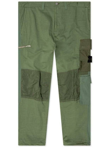 Stone Island Mix Fabric Utility Pants Badge Loose Fit 781532032 V0055 133072079 [P]