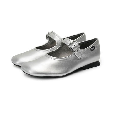CAMPER レディース カシ ミラ フラットシューズ シルバー K201629-010 152735311 [P]