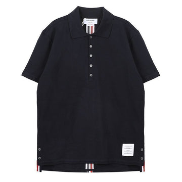 THOM BROWNE リラックスフィットセンターバックストライプ半袖ポロシャツ MJP042A 00050 415 142313638 [P]