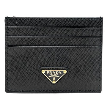 Prada Saffiano Triangle Card Wallet 142600083 [P]