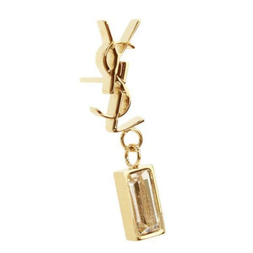 Saint Laurent Metal Rhinestone CASSANDRE Single Earring 159053988 [P]