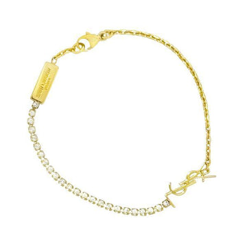 SAINT LAURENT メタル CASSANDRE チャーム ブレスレット 157044142 [P]