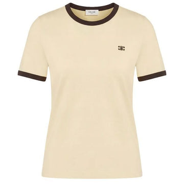 Celine 70'S TRIOMPHE T-SHIRT IN COTTON JERSEY 156817031 [P]