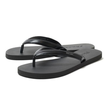 PRADA 26FW gebürstete Leder Flip-Flops 156561605 [P]