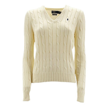 POLO RALPH LAUREN ケーブルニットクリーム 151499987 [P]