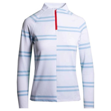 GFORE OFFSET STRIPE QUARTER ZIP 114889941 [P]