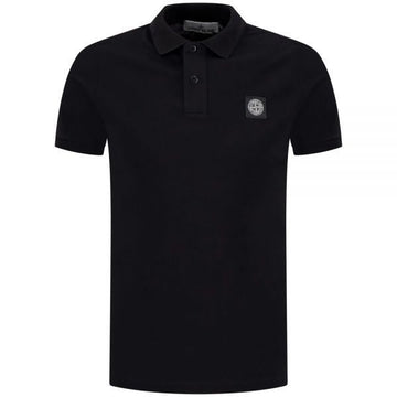 Stone Island Organic Cotton Pique With Stretch Slim-Fit Short-Sleeve Polo 157449128 [P]
