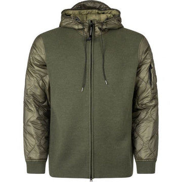 CP Company Mixed Quilted Hooded Knit Jacket 150260481 [P]