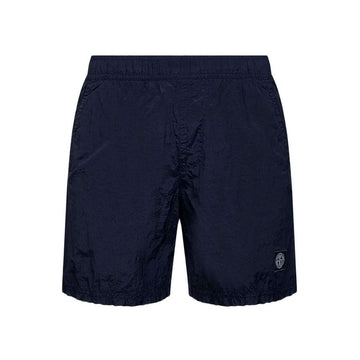 STONE ISLAND Schwimmshorts mit Logo-Patch in Navy 159063387 [P]