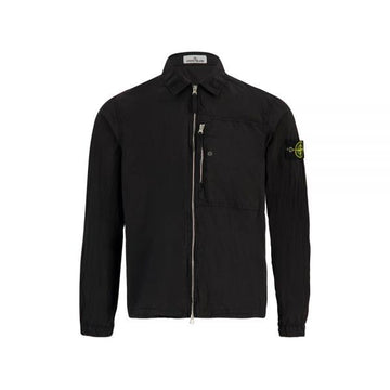 Stone Island NYLON METAL ECOTEC PATCH OVERSHIRT JACKET BLACK L1S15 1200038 S0019 V0029 159063393 [P]