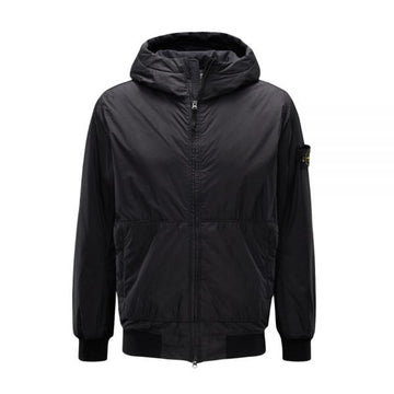 Stone Island Garment Dyed Crinkle Reps Hooded Jacket Black 159063414 [P]