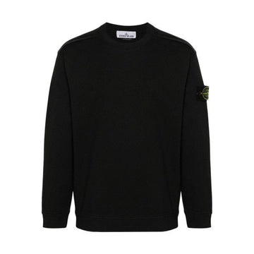 STONE ISLAND Wappen Patch Heavy Cotton Sweatshirt Schwarz L1S15 6100057 S0B50 V0029 159063418 [P]