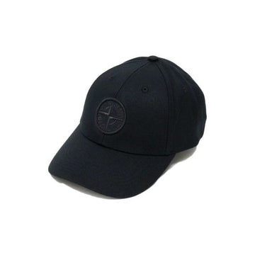 Stone Island Cotton Baseball Cap Black 159063423 [P]