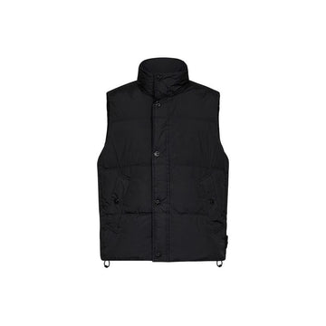 STONE ISLAND パッチワークダイ加工クランクラップダウンベスト ブラック L2S15 G100010 S0A23 V0029 159063440 [P]