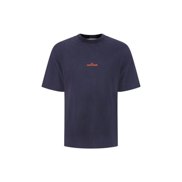 STONE ISLAND SPLASH LOGO T-SHIRT NAVY 159063444 [P]