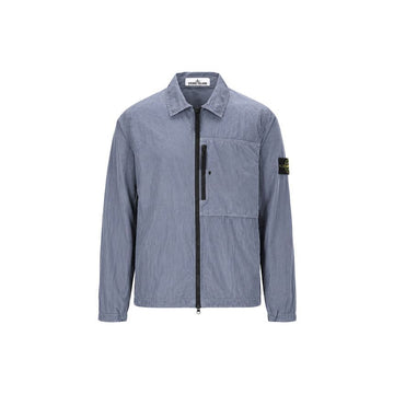 Stone Island Patch Nylon EcoNyl Overshirt Jacket Ash Gray L2S15 1200041 S0019 V0049 159063449 [P]