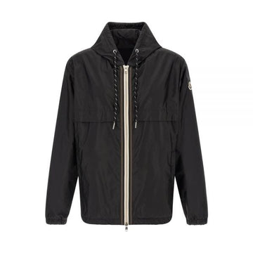 Moncler NIDGE Logo Patch Zip-Up Technical Jacket Black 1A001 12 539ZD 999 159063943 [P]