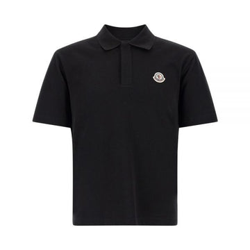 Moncler Shoulder Stitch Polo T-Shirt Black 8A000 24 89A16 999 159063953 [P]