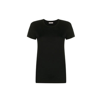 MONCLER Damen T-Shirt mit Logo-Patch Rundhals schwarz 8C732 00 V8058 999 159063978 [P]