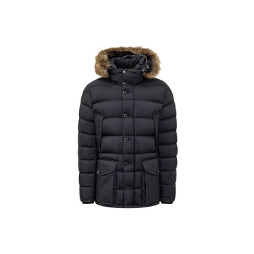 MONCLER CLUNYE Logo Patch Steppjacke Schwarz 1A001 24 596K7 999 159064016 [P]
