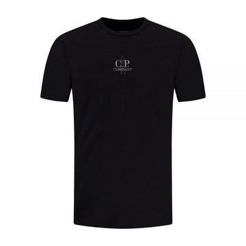 CP Company Sailor Logo Embossed Printing T-Shirt Black 159064469 [P]