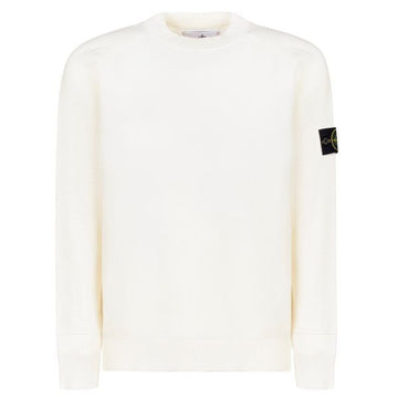 STONE ISLAND オーガニックコットンクルーネックニット_レギュラーフィット (8015536B4 V0001) 120127828 [P]