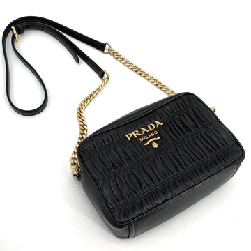 PRADA Nappa Gaufre Kettenkamera-Tasche Crossbody 1BH112 159070316 [P]