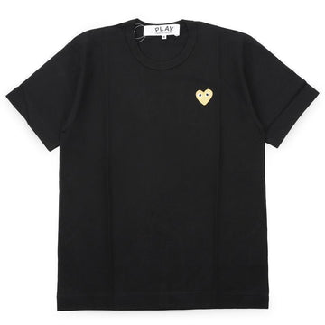 Comme Des Garcons Men's Gold Heart Patch Short Sleeve T-Shirt 152100886 [P]