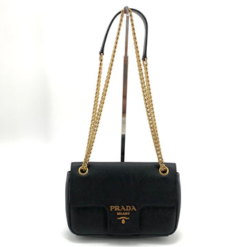 PRADA Saffiano Ketten Schultertasche 1BD193 159071551 [P]