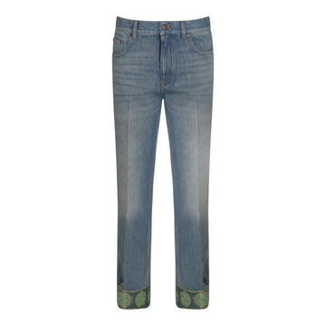 VALENTINO Denim-Hose mit Jacquard-Besatz (6B0DD18X 94V 558 6B3DD18X 558) 136059391 [P]