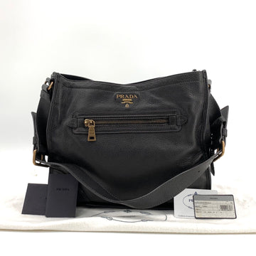 Prada Chervo Gold Logo Shoulder Bag BR4737 159072175 [P]