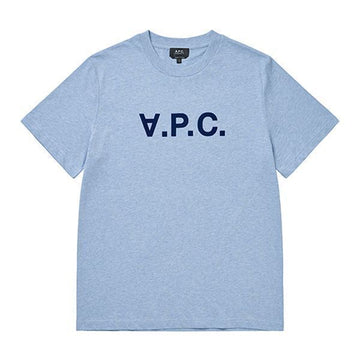 APC TPO BLEU CIEL CHINE/BLEU 公用 半袖Tシャツ 151112580 [P]