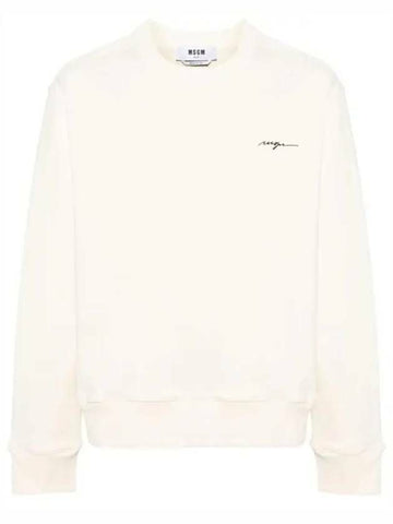 MSGM ロゴ刺繍スウェットシャツ 133040285 [P]