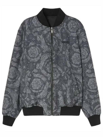 VERSACE リバーシブル ボンバージャケット 1013957 1A09884 1E130 133044266 [P]