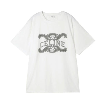 Celine Men's Loose T-Shirt Cotton Jersey Black 156558882 [P]