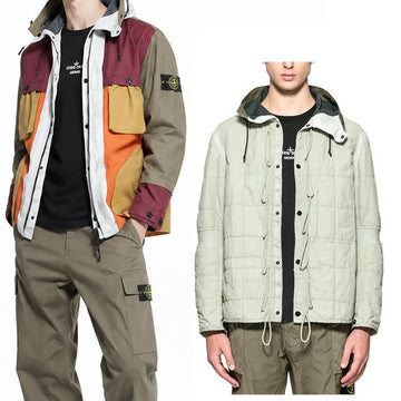 Stone Island Double Jumper/Tela Placata Jacket 711542155 29172953 [P]