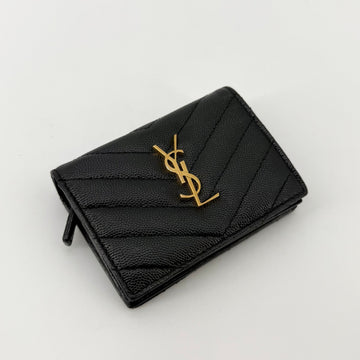 Saint Laurent Gold-tone Matelasse Wallet 530841 159075669 [P]