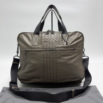 Bottega Veneta Intrecciato Leather 2WAY Briefcase 607-14 159075755 [P]