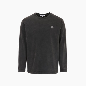 MAISON KITSUNE Langarmshirt mit Foxkopf 159075949 [P]