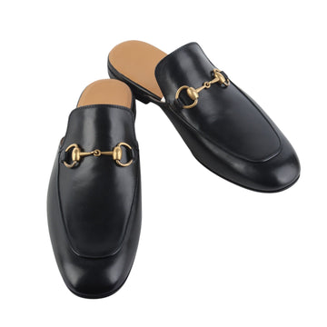 Gucci Kings Horsebit Leather Slippers 7 Size 37606Y 159075966 [P]