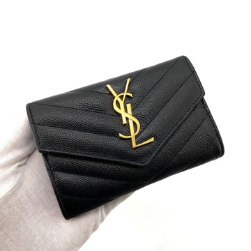 Saint Laurent Envelope Gold-Plated Card Holder 414404 159076951 [P]