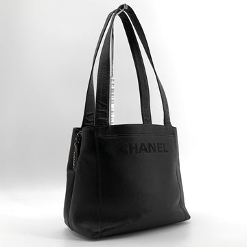CHANEL Kaviar-Logo-Umhängetasche 159076963 [P]