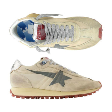 GOLDEN GOOSE 25FW レディース ランニング マラソン M77 スニーカー ベージュシルバー F007399 15260 150479870 [P]