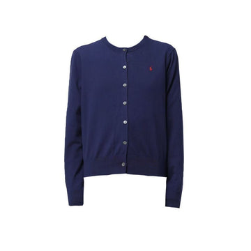 POLO RALPH LAUREN Klassische Strickjacke mit Pony-Stickerei Blau 211891672 002 150391962 [P]