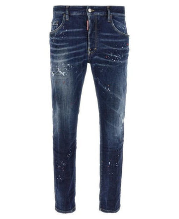 DSQUARED2 ディストレスドウォッシュスケータージーンズ 151111371 [P]